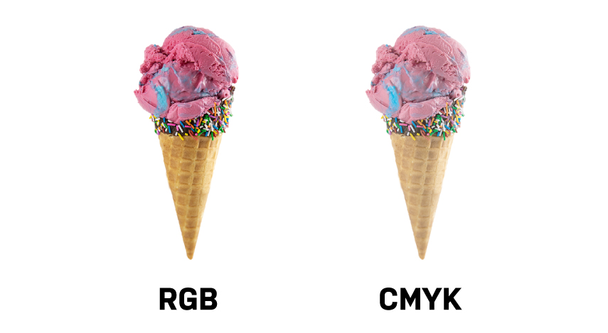 rozdíl mezi RGB a CMYK