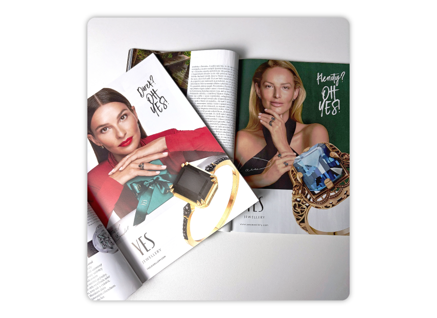 Značka YES Jewellery v časopise